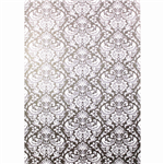 COLOURFUL DAYS PRINTED PAPER DAMASK DESIGN 90GSM A4 BLACK PACK 10