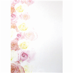 COLOURFUL DAYS PRINTED PAPER FADING ROSE DESIGN 90GSM A4 PINKWHITE PACK 10
