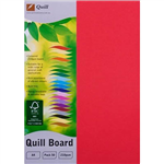 QUILL XL MULTIBOARD 210GSM A4 RED PACK 50