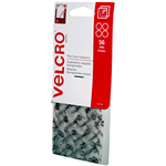 VELCRO BRAND STICKON HOOK AND LOOP DOTS 9MM CLEAR PACK 56