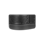 LOGITECH WIRELESS ERGONOMIC KEYBOARD WAVE KEYS GRAPHITE