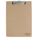 RAZORLINE CLIPBOARD MASONITE SMALL CLIP A4 BROWN 100SHEETS