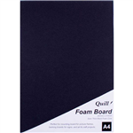 QUILL FOAM BOARD 5MM A4 BLACK