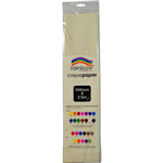 RAINBOW CREPE PAPER 500MM X 25M WHITE