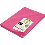 RAINBOW SYSTEM BOARD 150GSM A4 HOT PINK PACK 100