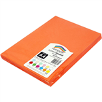 RAINBOW SYSTEM BOARD 150GSM A4 ORANGE PACK 100