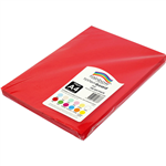 RAINBOW SYSTEM BOARD 150GSM A4 RED PACK 100