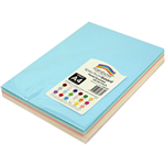 RAINBOW SPECTRUM BOARD 220GSM A4 PASTEL ASSORTED PACK 100