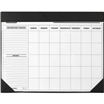 SASCO DESK PLANNER CALENDAR UNDATED MONTH TO VIEW 455 X 580MM BLACK