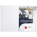 MARBIG PROFESSIONAL PRESENTATION FOLDER A5 GLOSS WHITE PACK 10