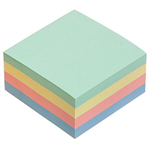 MARBIG CUBE NOTES 400 SHEETS 75 X 75MM ASSORTED PASTEL