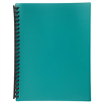 MARBIG DISPLAY BOOK REFILLABLE 20 POCKET A4 GREEN