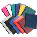MARBIG DISPLAY BOOK REFILLABLE 40 POCKET A4 ASSORTED PACK 12