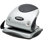 REXEL P225 PRECISION 2 HOLE PUNCH 25 SHEET SILVERBLACK