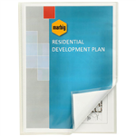 MARBIG FLIC FILE DISPLAY BOOK 20 POCKET A4 CLEAR