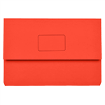 MARBIG SLIMPICK DOCUMENT WALLET FOOLSCAP RED