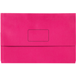 MARBIG SLIMPICK DOCUMENT WALLET FOOLSCAP PINK