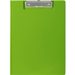 MARBIG CLIPFOLDER PE A4 SUMMER COLOURS LIME GREEN