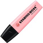 STABILO BOSS HIGHLIGHTER CHISEL PASTEL PINK BLUSH