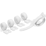 DURABLE CAVOLINE SELF GRIP CABLE MANAGEMENT TIE 200 X 10MM WHITE PACK 5