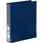 MARBIG CLEARVIEW INSERT RING BINDER 2D 38MM A4 BLUE