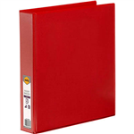 MARBIG CLEARVIEW INSERT RING BINDER 3D 38MM A4 RED