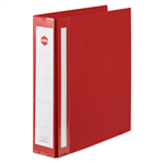 MARBIG ENVIRO WIDE CAPACITY RING BINDER PE 4D 50MM A4 RED