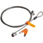 KENSINGTON MICROSAVER DUAL HEAD LAPTOP LOCK SINGLE KEYED