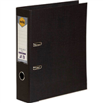 MARBIG LINEN LEVER ARCH FILE PE 75MM A4 BLACK