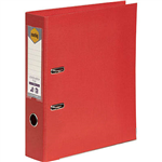 MARBIG LINEN LEVER ARCH FILE PE 75MM A4 BRIGHT RED