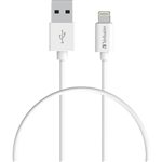 VERBATIM CHARGE AND SYNC CABLE LIGHTNING TO USBA 500MM WHITE