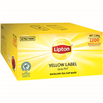 LIPTON YELLOW LABEL ENVELOPE TEA BAGS CARTON 1200