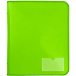 MARBIG ZIPPER BINDER 25MM 2D LIME