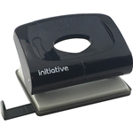 INITIATIVE HOLE PUNCH 2 HOLE 20 SHEET MEDIUM PLASTIC BLACK