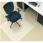 MARBIG ROLLAMAT CHAIRMAT PVC KEYHOLE MEDIUM PILE CARPET 1140 X 1340MM