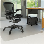 MARBIG ECONOMAT CHAIRMAT PVC KEYHOLE HARDFLOOR 910 X 1210MM