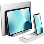 KENSINGTON STUDIOCADDY WITH QI WIRELESS CHARGING SILVER