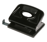 REXEL 2 HOLE PUNCH V20 CLAM 20 SHEETS BLACK