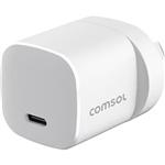 COMSOL 30W USBC GAN WALL CHARGER WHITE