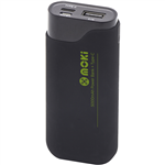 MOKI POWERBANK 5000MAH USBA AND USBC BLACK