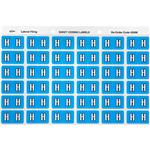 AVERY 43308 LATERAL FILE LABEL SIDE TAB COLOUR CODE H 25 X 38MM BLUE PACK 180