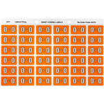 AVERY 43315 LATERAL FILE LABEL SIDE TAB COLOUR CODE O 25 X 38MM ORANGE PACK 180