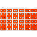 AVERY 43316 LATERAL FILE LABEL SIDE TAB COLOUR CODE P 25 X 38MM DARK ORANGE PACK 180