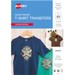AVERY 79009 C9414 INSPIRED TSHIRT TRANSFER A4 COLOUR PACK 5