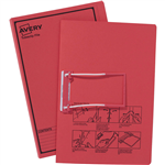 AVERY 84412 TUBECLIP FILE FOOLSCAP RED