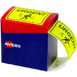 AVERY 932616 MESSAGE LABEL URGENT 75 X 996MM FLUORO YELLOW PACK 750