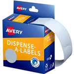 AVERY 937202 ROUND LABEL DISPENSER 24MM WHITE BOX 550