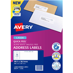 AVERY 959110 L7163 QUICK PEEL ADDRESS LABEL WITH SURE FEED LASER 14UP WHITE PACK 40