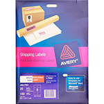AVERY 959140 L7990 SHIPPING LABEL PRINTABLE WARNING 991 X 677MM PACK 20