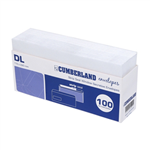 CUMBERLAND DL ENVELOPES SECRETIVE WALLET WINDOWFACE STRIP SEAL 80GSM 110 X 220MM TRAY 100